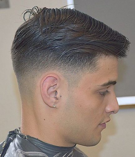 Anderkat мъжки подстригване снимки от всички страни за технология бръснар подстригване