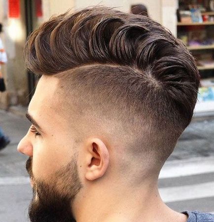 Anderkat мъжки подстригване снимки от всички страни за технология бръснар подстригване