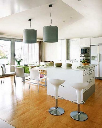 Стойки за кухня дизайн елемент светъл (много снимки) Dream House
