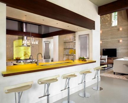 Стойки за кухня дизайн елемент светъл (много снимки) Dream House