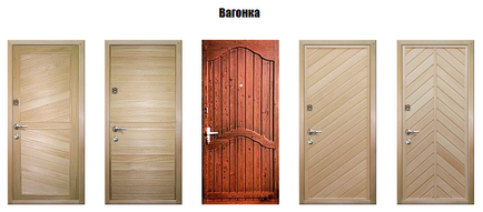 Обвивката на входната врата - популярните материали