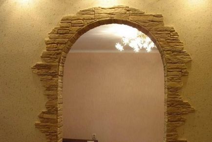 Как да се украсяват арката на сухото строителство в апартамента
