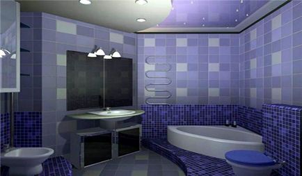 Как да украсят стените в банята - преглед на опции с снимка