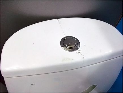 Тоалетната на лепило - тоалетна ремонт собствените си ръце