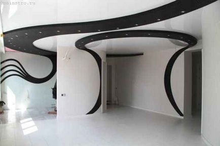 Черно-бели тавани снимка интериорни