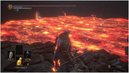 Dark Souls 3 Принципи на ходене на лавата