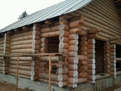 Дървени хижи в Русия