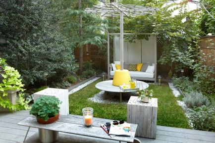 Дизайн на частна къща двор, за да създадете красива външност