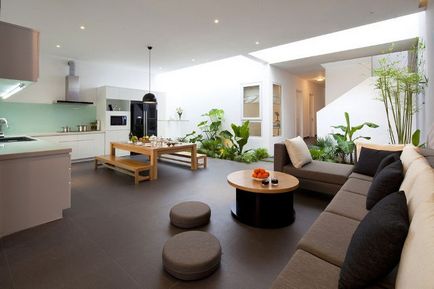 Дизайнът на хола в частна страна на жилищата снимки на интериор и дизайн съвети