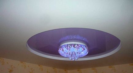 Purple участък таван от