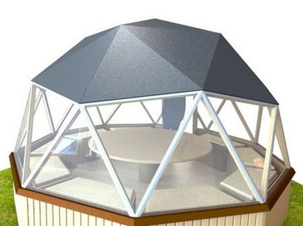 Геодезически купол в страната със собствените си ръце изчисление geokupola сгради и проекти