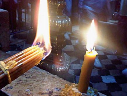 Ерусалим свещ като светлината и какво е значението на цветовете