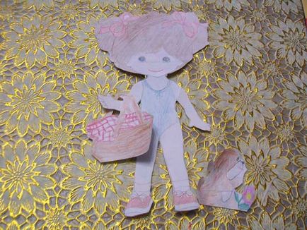 Играчки за момичета с техните ръце хартия кукла с дрехи за намаляване на