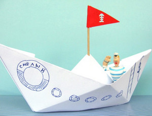 Инструкции как да се направи лодка от хартия
