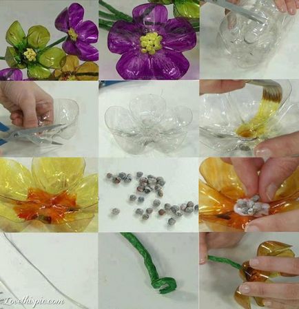 Изкуствени цветя от различни материали