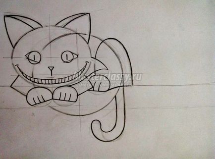 Как да се направи Cheshire Cat стъпка майсторски клас със снимки