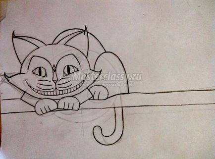 Как да се направи Cheshire Cat стъпка майсторски клас със снимки