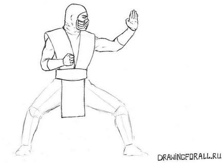 Как да се направи поетапно Sub-Zero от Mortal Kombat