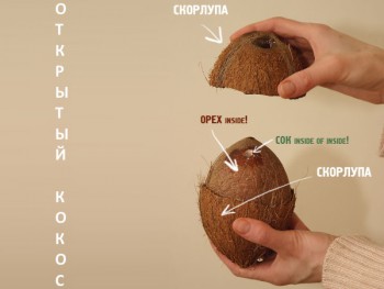 Как да отворите кокосово у дома