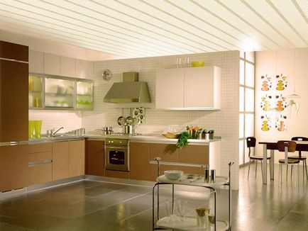 Какво е тавана за по-добра храна, по-добре от боя, която е най-подходяща за тавани кухня