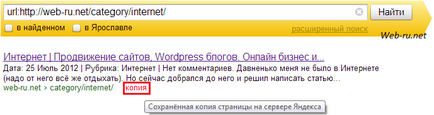 Как да видите сайта на страницата на кеша в Google, Yandex, Bing и
