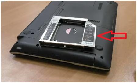 Как да се сложи втори твърд диск в лаптопа, вместо оптичното устройство