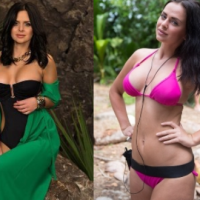 Как тънък Виктория Romanets вкъщи 2 снимки преди и след загуба на тегло