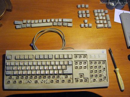 Как да се разглобява и измиване на клавиатурата