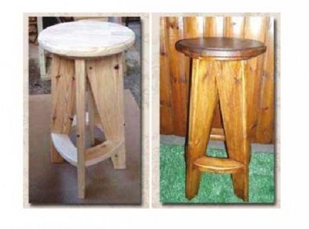 Как да си направим бар стол с ръцете си, направени от дърво, метал и други материали, рисунки, снимки и видео