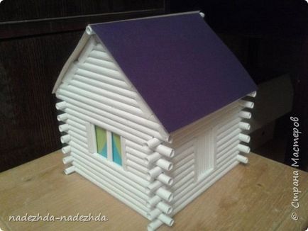 Как да си направим къща от хартиени тръби - със собствените си ръце