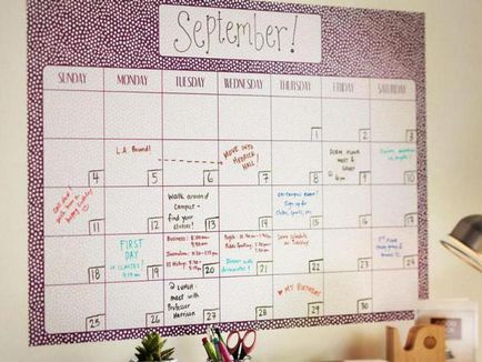 Как да направите календар със собствените си ръце