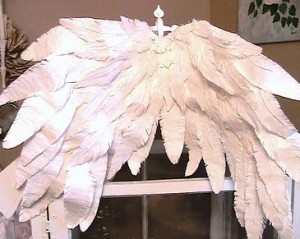 Как да си направим ангел крилата, изработени от хартия