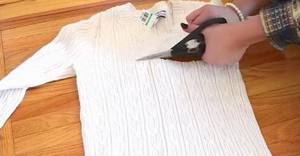 Как да се направи нов пуловер от стари пуловери промяна на вълнени изделия