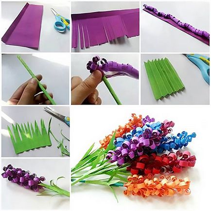 Как да си направим цвете от хартия с ръце ръководство със снимки и видео