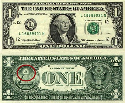 Как да се сгъва един долар на триъгълник за привличане на пари