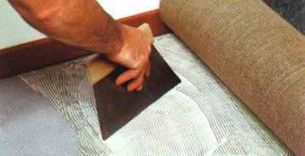 Как да се килим на мокет технология