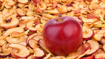 Как да изсъхне ябълките у дома