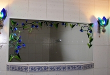 Как да украсят огледало рамка с ръцете си, как да се украсяват банята и актуализиране на старата украса