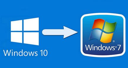 Как да зададете на Windows 7, вместо прозорци 10 (метод 2)