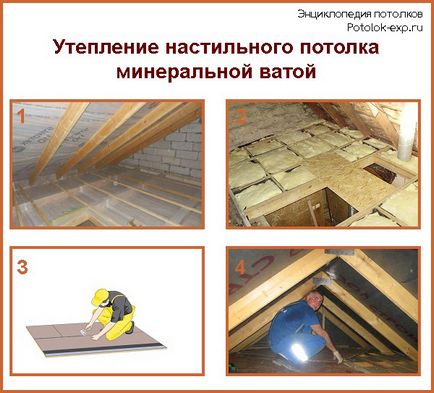 Как да се изолират тавани в банята със студена покрив най-добрите начини и инструкции!