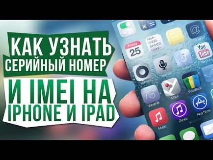 Откъде знаеш, за да проверите серийния номер на IPAD