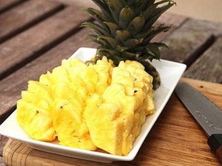 Как да изберем и красиво нарязани ананас