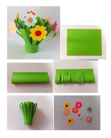 Как да се намали цветя от хартия със собствените си ръце