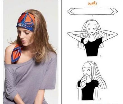 Как да вържем шал или шал на главата си възможности за зимен и летен