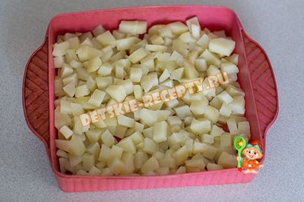 Картофи с гъби, сирене и домати, печени в пещ - рецепта със снимки, рецепти за деца, кухня