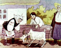 Коза-Boxthorn, коза-приказка Boxthorn - животински приказки за деца най-малките децата