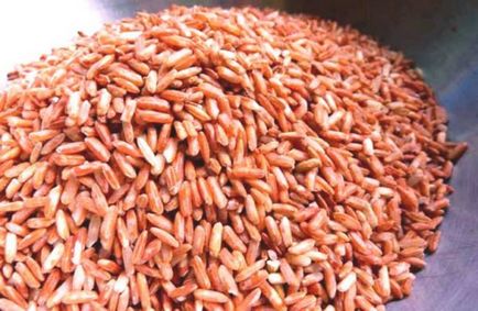Червен ориз (Thai, рубин, мая) и ползите видове и вреди