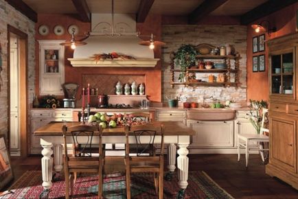 Кухня-трапезария (44 снимки) план комбинира кухненски съоръжения като визуално отделни области