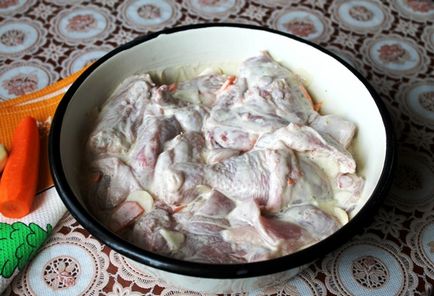 Майонеза марината за пилешко, ни готвене