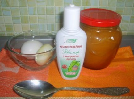 Маска за коса с мед и яйчен репей 3 рецепти